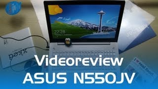 Video thumbnail for Videotest - Asus Multimedia Notebook N550JV-CN088H (Deutsch) by mobiFlip