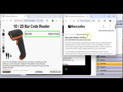 Hand Held Bar Code Scanner Demo