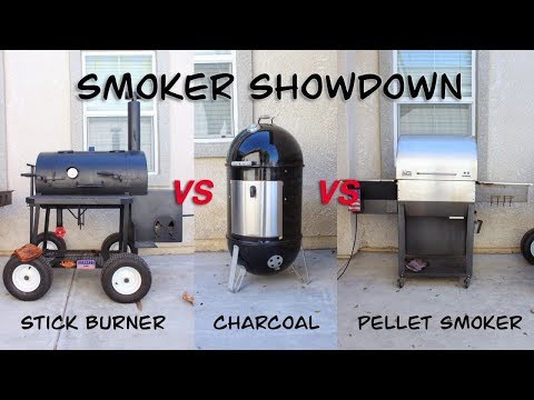 Smoker Showdown (Stick Burner Vs Charcoal Smoker Vs Pellet Smoker)
