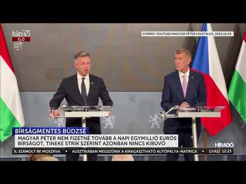 Magyar Péter nem fizetné tovább az egymillió eurós bírságot - HírTV