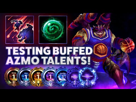 Azmodan Demonic Invasion - TESTING BUFFED AZMODAN TALENTS! - Bronze to Grandmaster S1 2022