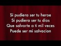 Enrique Iglesias - Heroe Lyrics (Español)