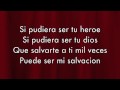 Enrique Iglesias - Heroe Lyrics (Español) 