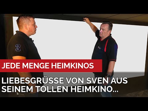 Liebesgrüße von Sven aus seinem eigenen Heimkino! Geschaut, geplant, gebaut. #heimkinobau #heimkino