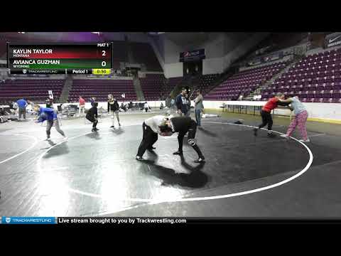 112 Lbs Champ. Round 1 - Kaylin Taylor, Montana Vs Avianca Guzman, Wyoming D626