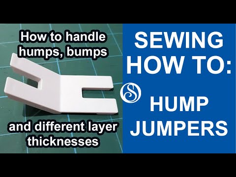 The Hump Jumper. How to handle humps, bumps and different layer thicknesses in your sewing