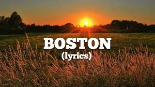 BOSTON (lyrics) - augustana