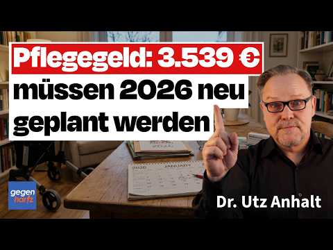Video Thumbnail: Neue Pflegegeld-Regel 2026: 3539 € für Pflege - Diese Frist muss man einhalten