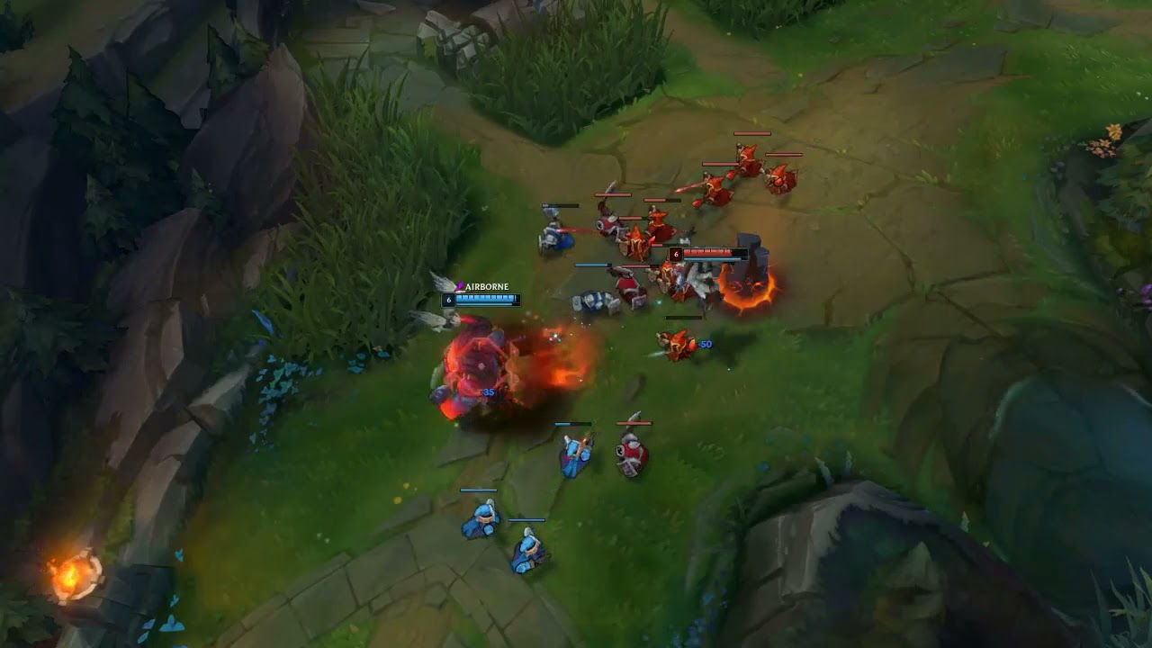 Ornn's E Cancel with Quinn' E