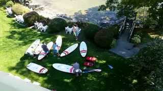 preview picture of video 'Evan and Kristen's Wedding, paddle board time-lapse, 9/27/14'