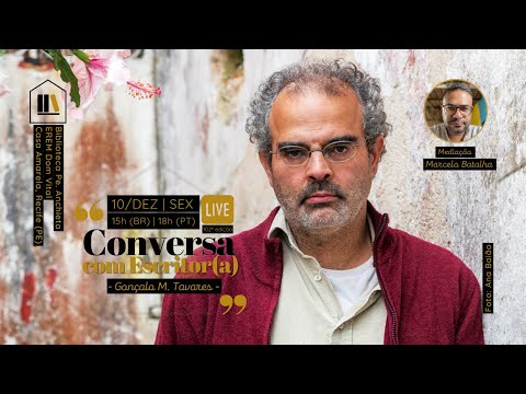 #102/2021 - Conversa com Escritor(a) recebe Gonçalo M. Tavares