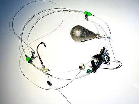 Two Hook Clipped Down Distance Casting Sea Fishing Rig - Construction & Rig Building Tips
