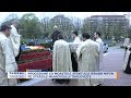 Procesiune Cu Moaștele Sfântului Ierarh Nifon Pe Străzile Municipiului Târgoviște