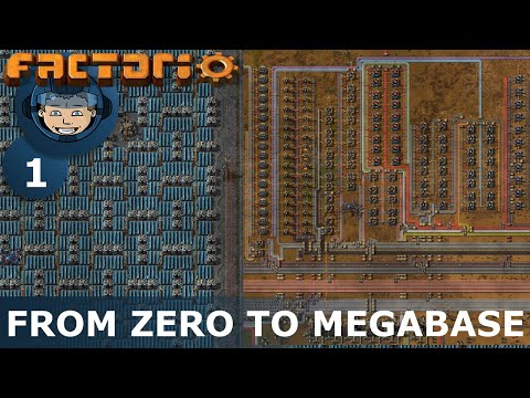FROM ZERO TO MEGABASE - Factorio: Part 1 - Beating The Game