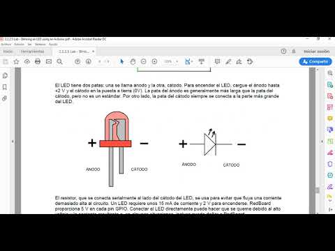 2.2.2.5 Lab - Blinking an LED using an Arduino | Español | Tinkercad