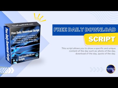 Free Daily Download Script video demo