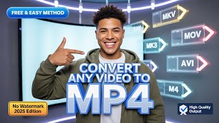 Download lagu How to Convert Any Video to MP4 (2025) | 100% Free & Easy Method mp3