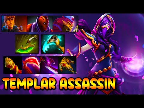 FULL PHYSICAL BUILD [ Templar Assassin ] INTENSE CARRY - DOTA 2 GAMEPLAY