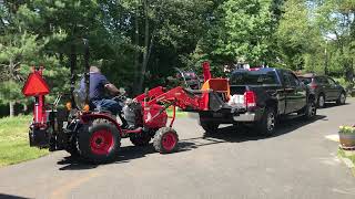 Branson tractor 2505h loading snowblower Part 1