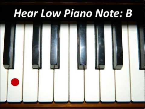 Hear Piano Note - Low B