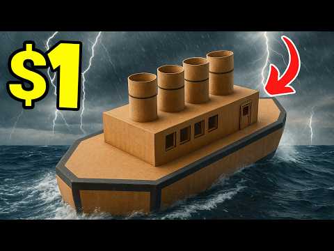 Tiny $1 Ship vs Giant $1,000,000 Ship Against an ICEBERG!