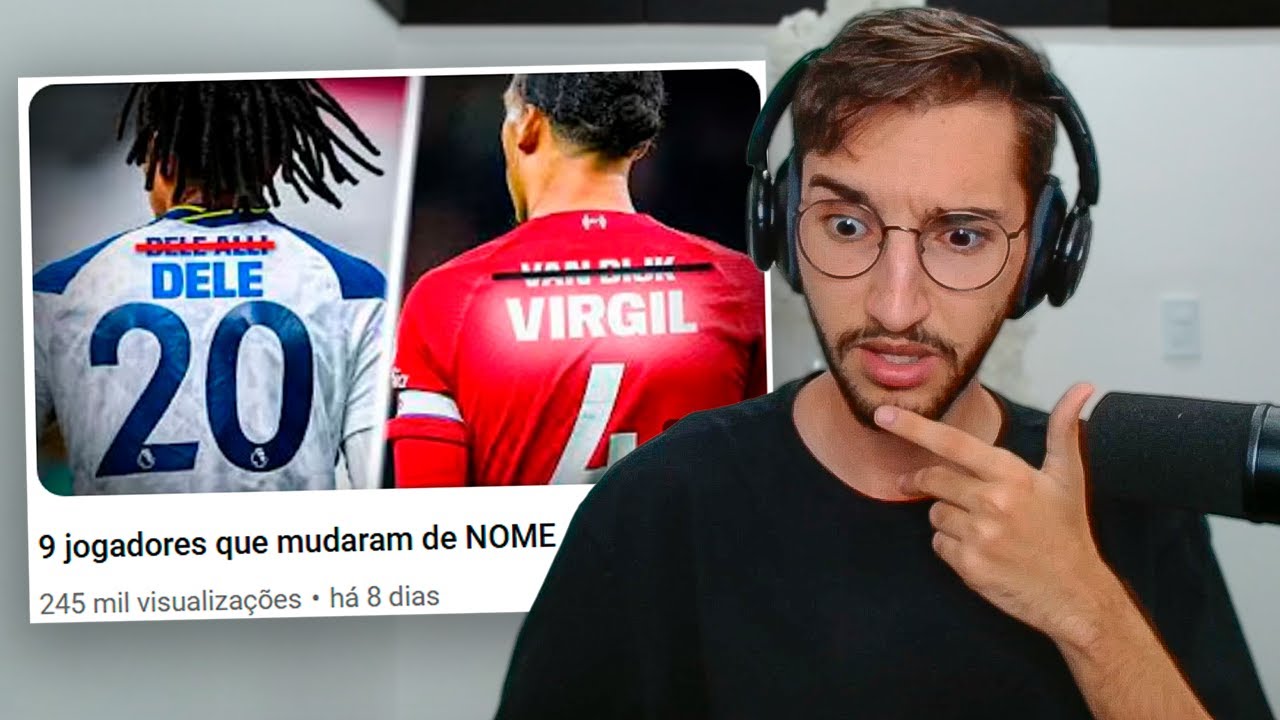 9 jogadores que mudaram de NOME ✍