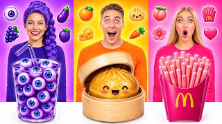 Food of The Same Colors Challenge | Fantastic Food Hacks by Multi DO Challenge
