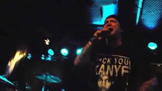 Flaw playing "Bleed Red," at Herman's Hideaway on 9/20/2016
