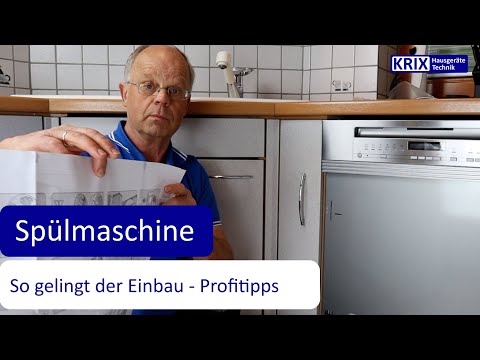 Installing a dishwasher - simple instructions from a professional