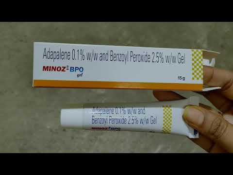 Finished product minoz bpo gel (adalapene and benzoyl peroxi...