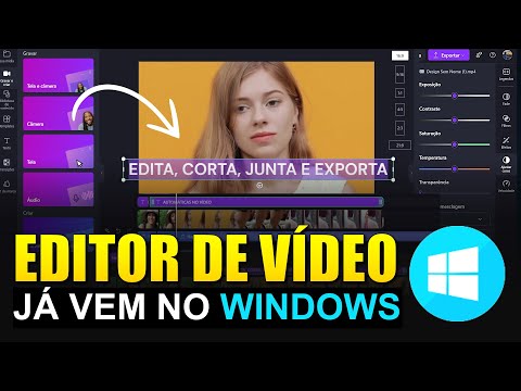 [COMO USAR] EDITOR DE VÍDEO QUE JÁ VEM NO WINDOWS E GRATUITO