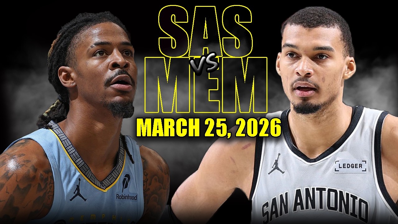 3월26일 샌안토니오 멤피스 NBA 하이라이트