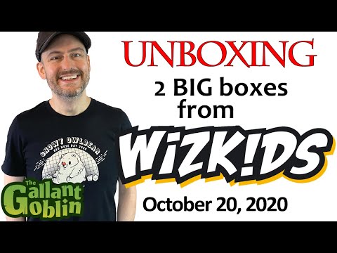 Unboxing 2 big boxes from WizKids! - Oct. 20, 2020