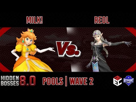 Hidden Bosses 8.0 POOLS - MILK! (Peach) vs Reol (Zelda)