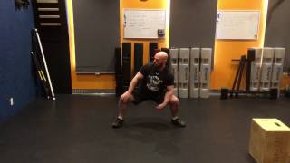 Squat hold hip opener