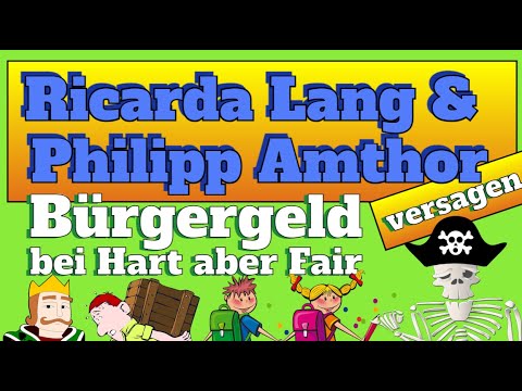 Ricarda Lang & Philipp Amthor versagen - Bürgergeld bei Hart aber Fair [ Meinungspirat ]
