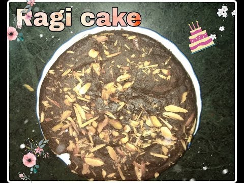 Ragi Cake Eggless Recipe Without Sugar Without Oven| How To Make Chocolate Ragi Cake With Jaggery. Video