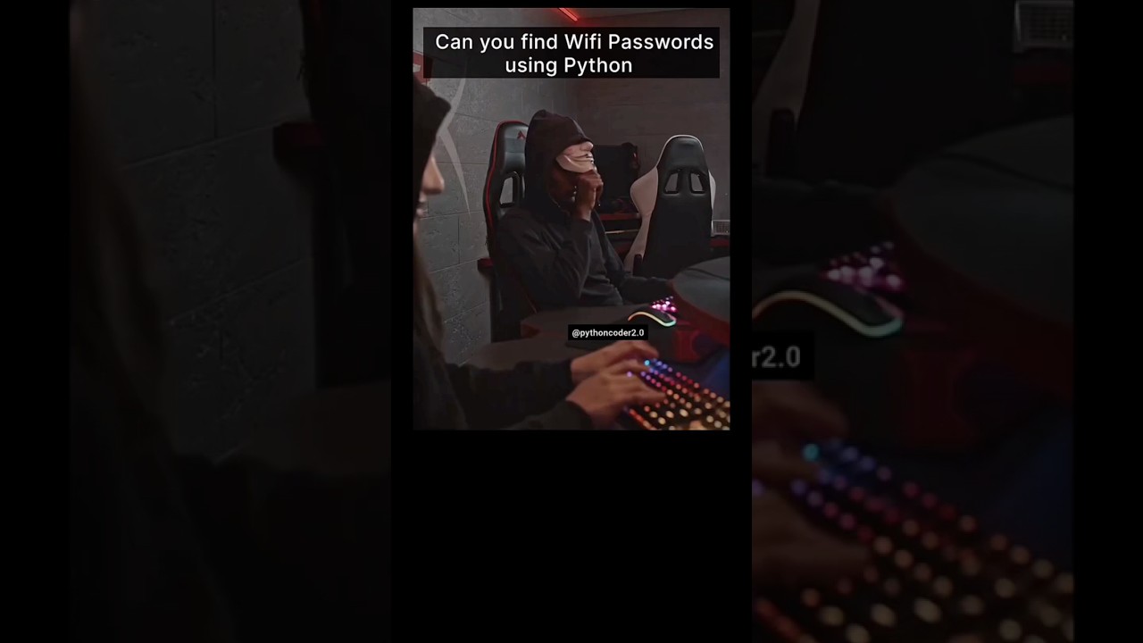 Python WiFi Hacking Meme 😂 | Coding Shorts #programming #python #meme