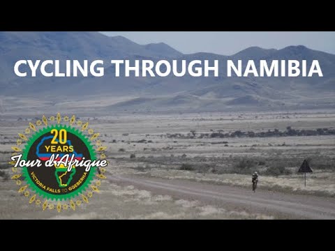 Cycling Through the Namibian Moonscape