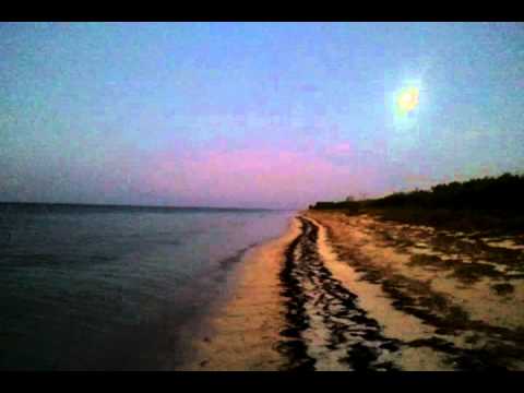 Amazing sunset beach run in Cuba