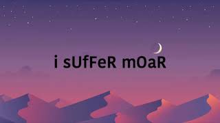 Cover art for I suffer more