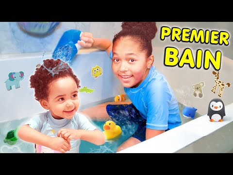 VERITY Donne Un Bain à THEA BABY BOSS Pour la Première Fois !! (ADORABLE Night Routine)