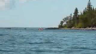 preview picture of video 'Lake Superior Keweenaw  to Bete Grise Canoe Part 1'