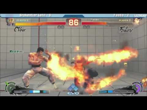 Evo 2011 SSF4 AE Grand Finals: latif (C. Viper) vs Fuudo (Fei Long)
