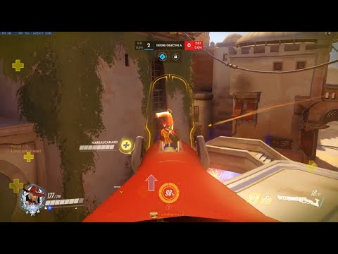 Overwatch Dafran Intense Top Ranked Flex DPS Gameplay -Feat Kabaji-