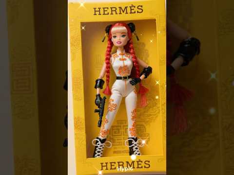 (Ai generated only) I CALL IT GOLDEN - HERMES DOLL / BARBIE luxury Toys - Expensive Dolls
