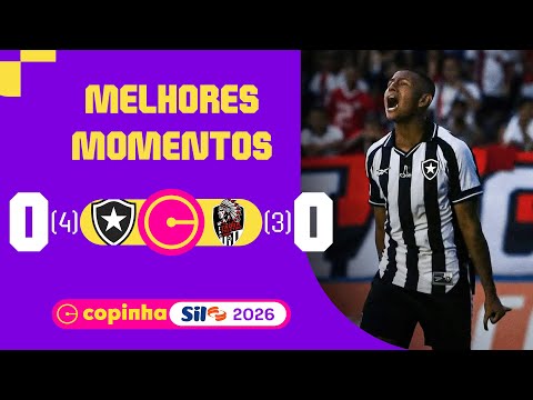 Gols e lances de Botafogo x IAC