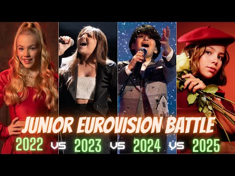 Junior Eurovision Battle - 2022 vs 2023 vs 2024 vs 2025