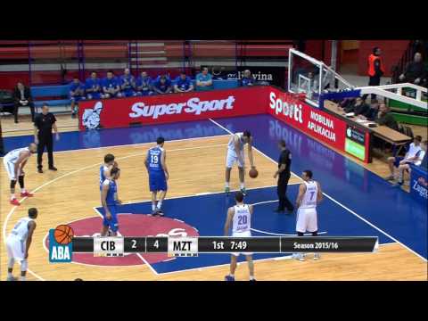 ABA Liga 2015/16, Round 20 match: Cibona - MZT Skopje Aerodrom (16.1.2016)