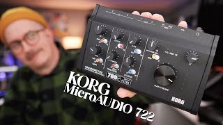 Video thumbnail for Korg microAUDIO 722 – An Audio Interface with a Twist by Accurate Beats
